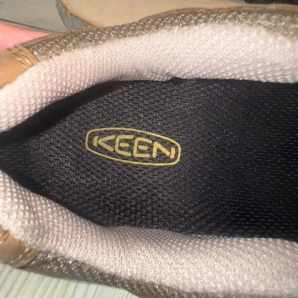 Keen Womens Shasta Hiking Trail Lace Up Shoes Waterproof Brown Blue Size 7.5 - Picture 8 of 10